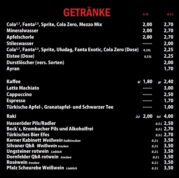 hbs getraenke